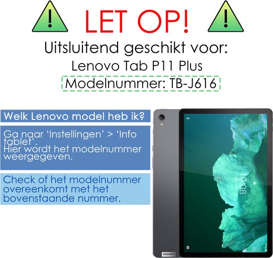 Etui Lenovo Tab P11 Plus Etui Rigide Etui Livre - Rouge