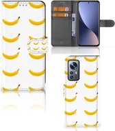 Flip Cover Xiaomi 12 | 12X Telefoon Hoesje Banana