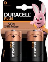 Set van 6x Duracell D Plus batterijen 1.5 V - alkaline - LR20 MN1300 - Batterijen pack