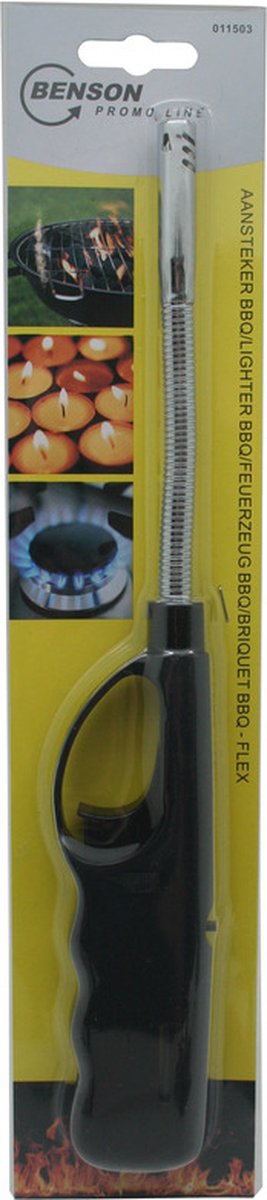 Goedkoopste 8x stuks gas/bbq/keuken/kaarsen aanstekers van 27 cm Stevige kwaliteit - Flexibele hals - Kinderslot