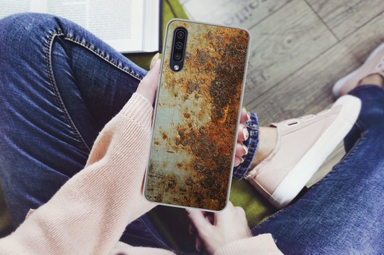 Coque Samsung Galaxy A30s - Tôle Acier - Ancien - Rouille - Siliconen Phone case