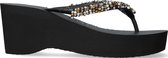 Heel Classic Aby Gold Chaussons Femme Slippers Hauts Noir | Noir | Plastique | Taille 39/40