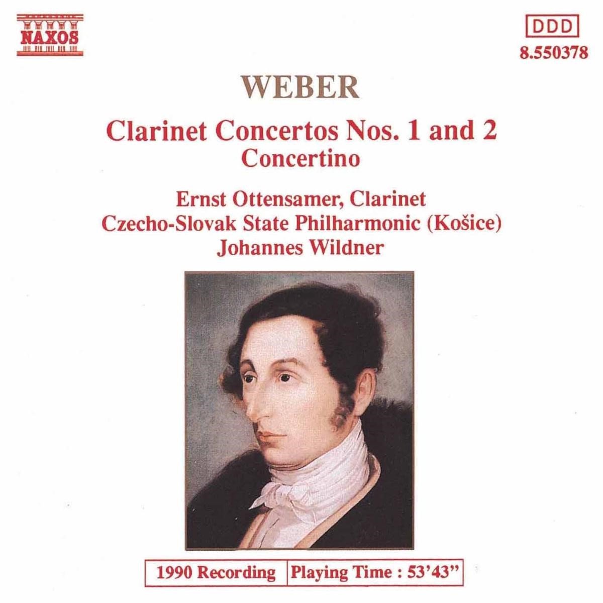 Ernst Ottensamer - Von Weber: Clarinet Concertos (CD)