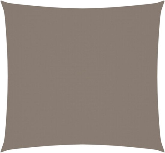 vidaXL Parasol carré 2,5 x 2,5 m Tissu Oxford Taupe