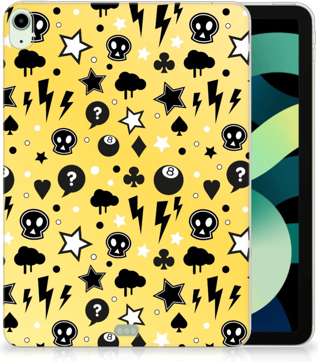 Tablet BackCover iPad Air (2020/2022) 10.9 inch Punk Geel