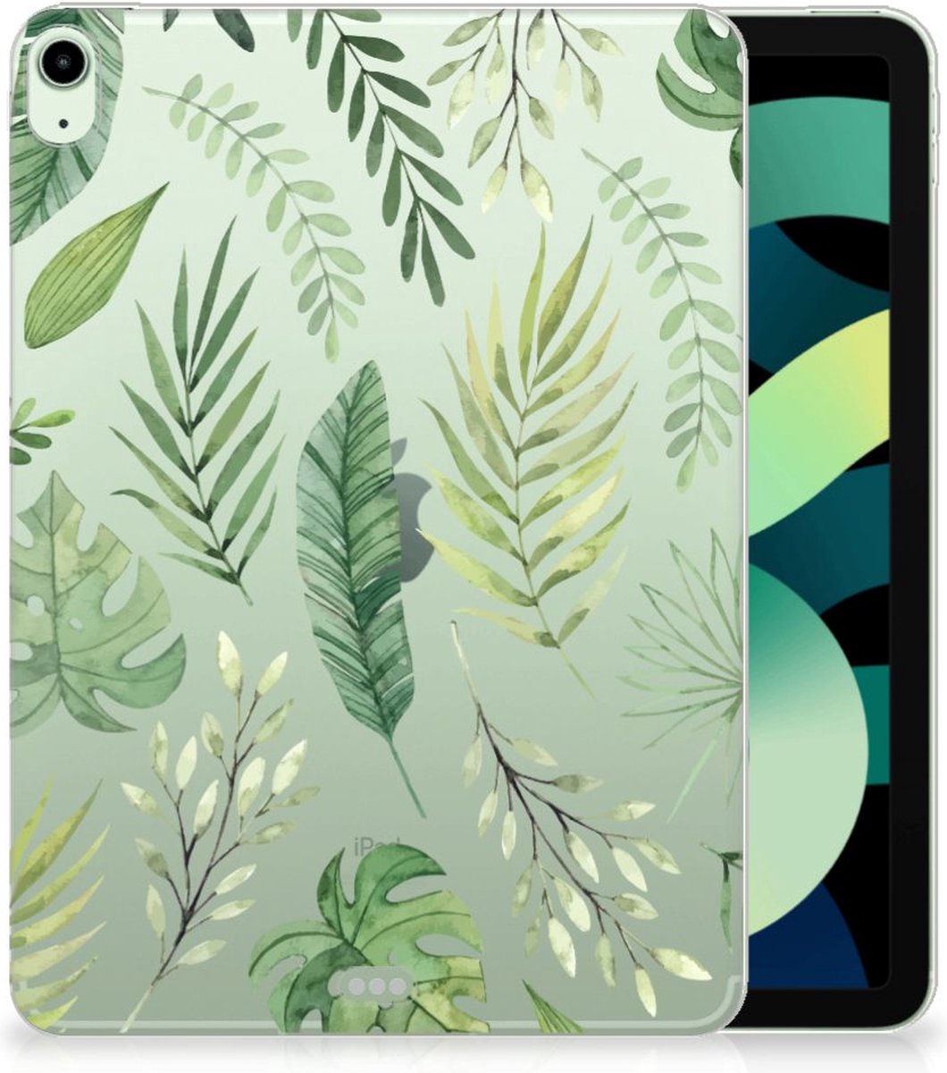 iPad Air (2020/2022) 10.9 inch Siliconen Hoesje Leaves