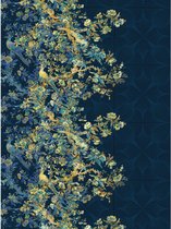 Komar Heritage | blauw/goud bloemenmotief | fotobehang op vlies 200x280cm