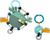Dolce Toys speelgoed Ocean activiteitenhanger & bijtring - Krab Shelly