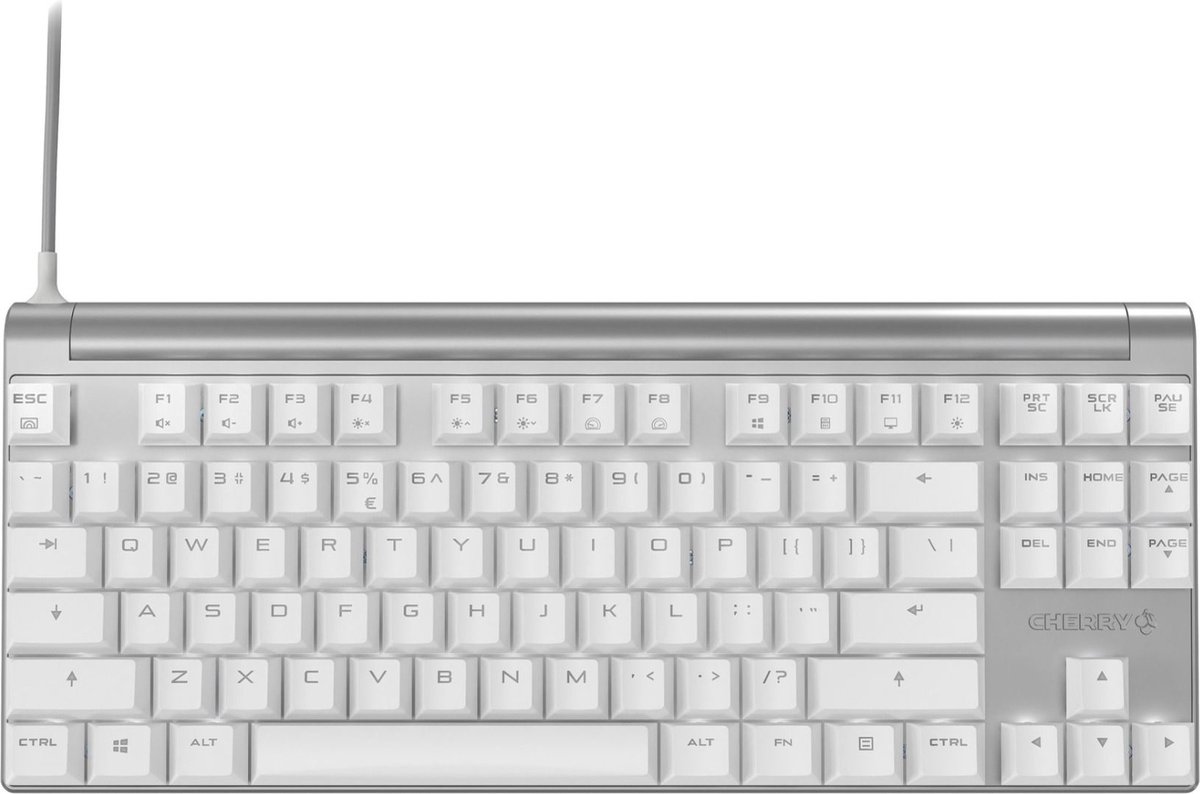 CHERRY MX Board 8.0 toetsenbord Gamen USB QWERTY US International Wit