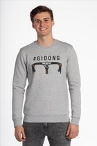 Brooklyn Intwiel Grijze Gidon sweater Fiets | Fietsstuur | Wielrennen | Koers | Grappig | Cadeau - Maat L