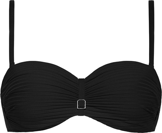 CYELL Dames Bandeau Bikinitop Voorgevormd met Beugel Zwart -  Maat 70F