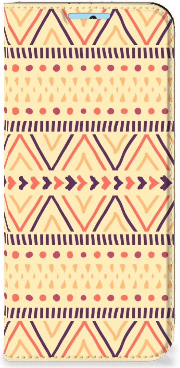 Standcase Hoesje voor Xiaomi Redmi Note 11/11S Hoesje met Magneet Aztec Yellow