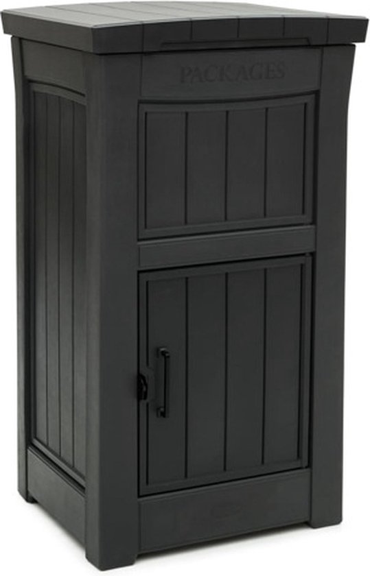 Foto: Keter parcel box pakketbrievenbus 53x62x112 cm antraciet