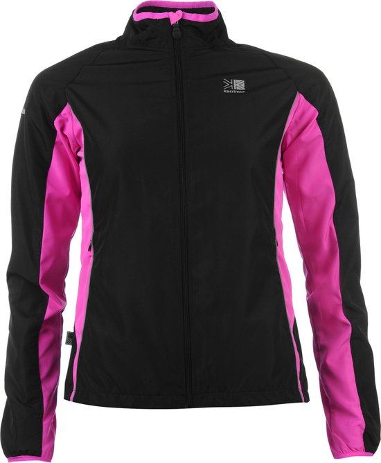 Foto: Karrimor running jacket dames kleur zwart roze maat s