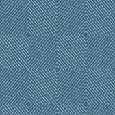 Grafisch behang Profhome 369264-GU vliesbehang licht gestructureerd met grafisch patroon mat blauw zilver 5,33 m2