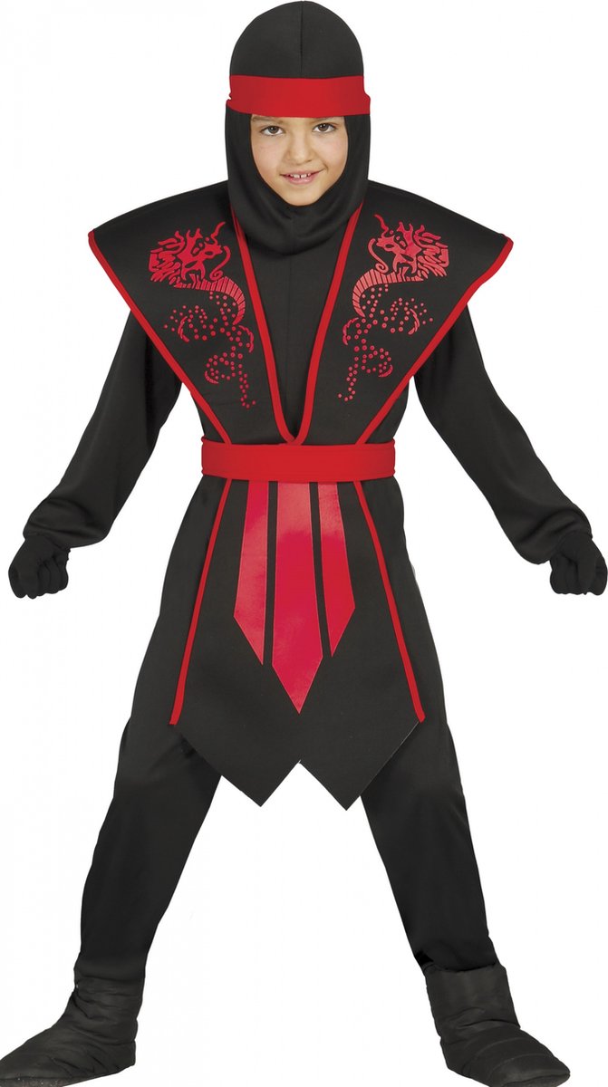 Fiestas Guirca - Shadow Ninja (5-6 jaar) - Carnavalskleding - Carnaval - carnavalskleding 2027 - Carnaval kostuum