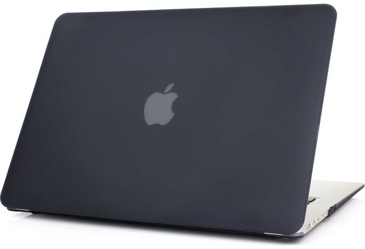 Mobigear Laptophoes geschikt voor Apple MacBook Air 13 Inch (2010-2019) Hoes Hardshell Laptopcover MacBook Case | Mobigear Matte - Zwart - Model A1369 / A1466