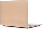 Mobigear Laptophoes geschikt voor Apple MacBook Pro 14 Inch (2021-2024) Hoes Hardshell Laptopcover MacBook Case | Mobigear Metallic - Goud - Model A2442 / A2779 / A2918 / A2992