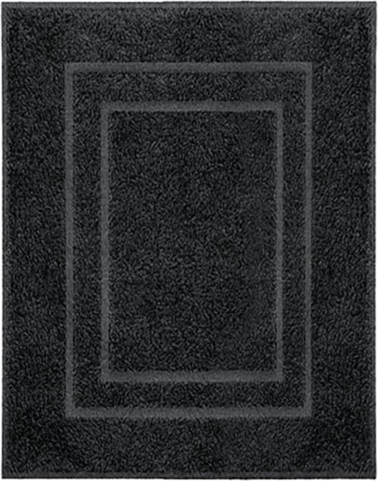 Kleine Wolke Badmat Plaza 60x80 cm zwart