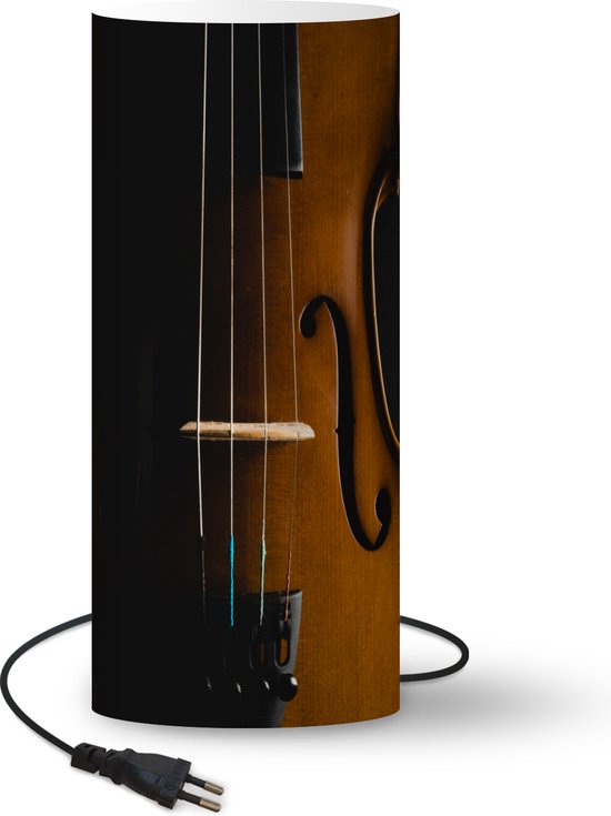 Lampe Instruments de musique - Gros plan de la lampe violon - Hauteur 33 cm  - Ø14 cm -... | bol