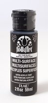 Multi-surface Acrylverf - 2957 Pure Black - Folkart - 59 ml