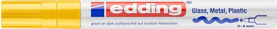 edding-750 glanslakmarker geel 1ST 2-4 mm / 4-750-9-005