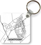 Sleutelhanger - Uitdeelcadeautjes - Plattegrond - Kaart - Montfoort - Stadskaart - Plastic