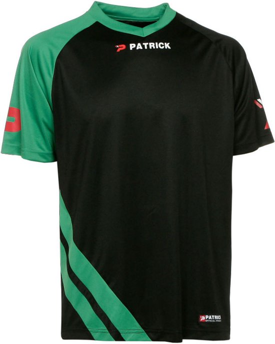 Patrick Victory Short Sleeve Shirt Hommes - Zwart / Vert | Taille: XXL