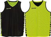 Spalding Essential 2.0 Reversible Shirt Heren - Zwart / Fluogeel | Maat: XL
