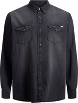 Jack & Jones Sheridan Shirt black denim (Maat: 3XL)