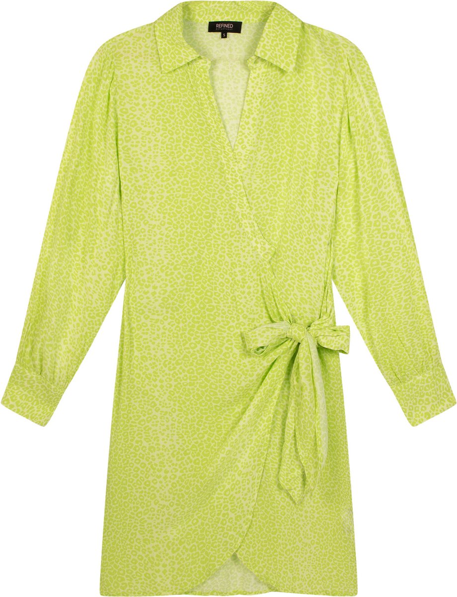 Refined Department Dames Malu Jurk Lime maat XS