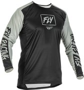 FLY Racing Lite Jersey Black Grey 2XL - Maat -