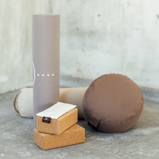 Yoga blok eco natuurkurk - 2 stuks - Lotus van Lotus — afbeelding 2