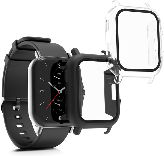 kwmobile Lot de 2 coques pour tracker d'activité Suunto Vertical en verre trempé et