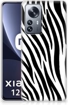 Trendy Telefoonhoesjes Xiaomi 12 Pro Smartphone hoesje Zebra