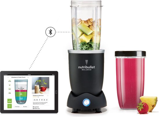 NutriBullet Balance 1200W (Svart, 9-delar, Mixer/Blender) - Elgiganten