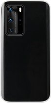 ADEL Siliconen Back Cover Softcase Hoesje Geschikt voor Huawei P40 - Doorzichtig Transparant