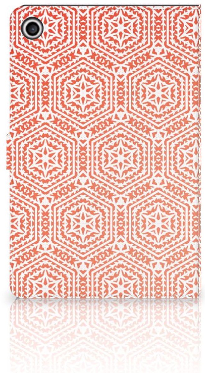Lenovo Tab M10 Plus 3rd Gen 10.6 inch Tablet Hoes Pattern Orange