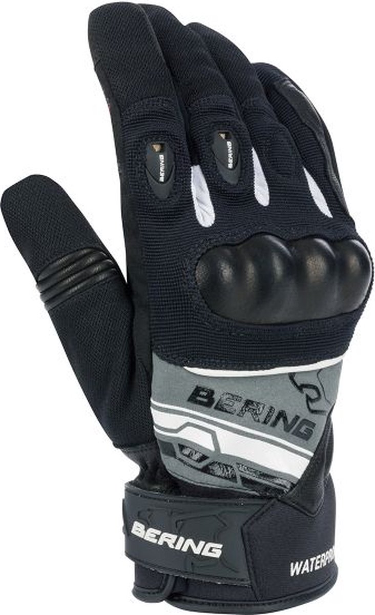 Bering Morius Black Grey White Gloves T8 - Maat T8 - Handschoen