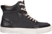Helstons Kobe Canvas Armalith Leather Grey Black Shoes 45
