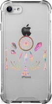 Smartphone hoesje iPhone SE 2022/2020 | iPhone 8/7 Mobiel Case met transparante rand Boho Dreamcatcher