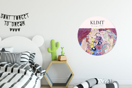 Cercle mural Oude Meesters - Décoration murale ronde - Plastique - ⌀ 60 - La vierge (1980) - Gustav Klimt - Old Masters