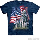 T-shirt Wolf Flag XL