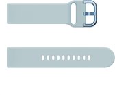 Siliconen bandje - geschikt voor Huawei Watch GT 2 42 mm / GT 3 42 mm / GT 3 Active 42 mm / GT 3 Pro 43 mm / GT 3 Elegant - lichtblauw