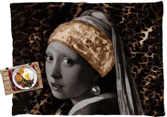 Picknickkleed - Buitenkleed - Meisje met de parel - Schilderij