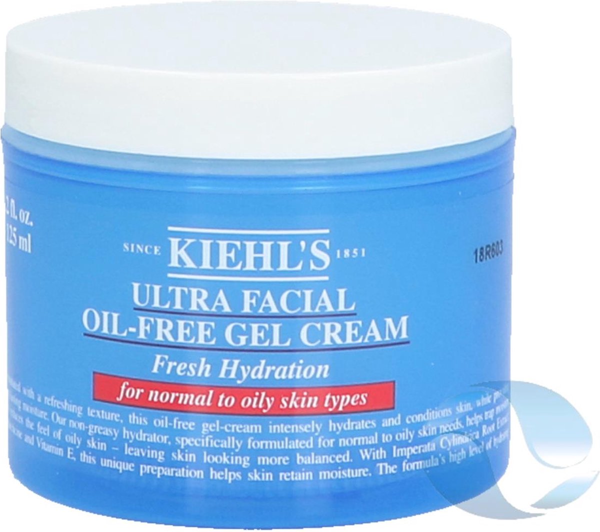 Kiehls - Ultra Facial Oil-Free Gel Cream - Hydratační gelový krém pro normální až mastnou pleť