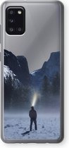 Hoesje geschikt voor Samsung Galaxy A31 hoesje - Wanderlust - Soft Cover Telefoonhoesje - Bescherming aan alle Kanten en Schermrand