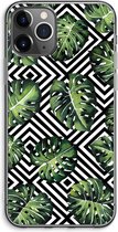 Case Company® - Hoesje geschikt voor iPhone 11 Pro Max hoesje - Geometrische jungle - Soft Cover Telefoonhoesje - Bescherming aan alle Kanten en Schermrand
