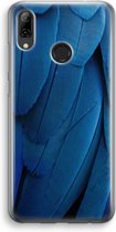 Case Company® - Hoesje geschikt voor Huawei P Smart (2019) hoesje - Pauw - Soft Cover Telefoonhoesje - Bescherming aan alle Kanten en Schermrand