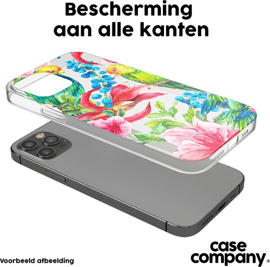 Case Company® - Coque iPhone 13 mini - Perroquets - Coque souple pour téléphone - Protection sur tous les côtés et bord de l'écran